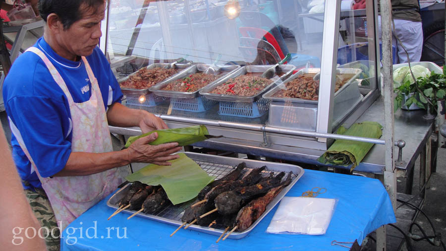 рынок еды в Тайланде