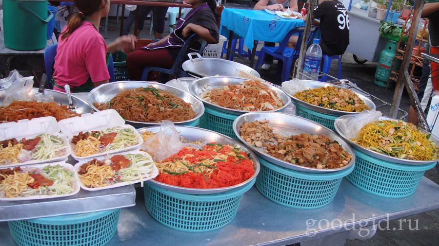 рынок еды в Тайланде