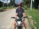 мотоциклист на осторве Панган